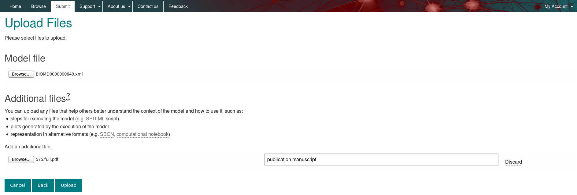 Upload Files Upload Files